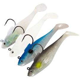 SIDEWINDER LURES SUPER SHADS THE BASS PACK 4" (4 PCS)