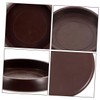 TEHAUX 8pcs Non-Slip Plastic Furniture Coasters Multi-Function Chair Wheel Stoppers