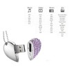 Garrulax USB Stick, Premium USB 2.0, Diamond Heart Shape 8GB