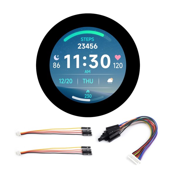 Waveshare RP2350 2.8inch Round Display Development Board, 480×480, Based On