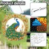 SKRYUIE Hanging Diamond Art Kits for Adults Peacock, DIY Window