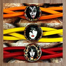 KISS BRACELETS THREE COLORS SET