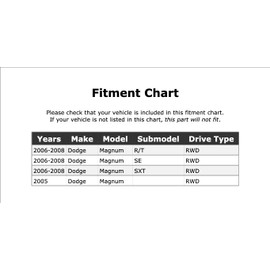 Front Lower Rearward Suspension Control Arm Compatible With Dodge Magnum RWD 2005 2006 2007 2008 PC-208468