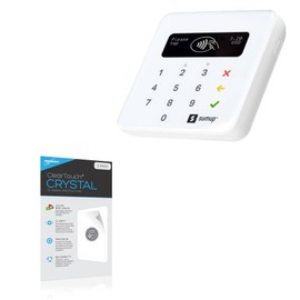 BoxWave Screen Protector Compatible with SumUp Plus Card Reader - ClearTouch Crystal (2-Pack), HD Film Skin - Shields from Scratches