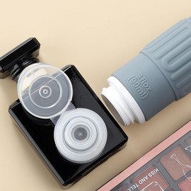 Mrsdry Travel Bottles for Toiletries, BPA Free Leak Proof reusable Silicone Bottles, TSA Approved 3oz Travel Size Bottles, Travel Accessories for Shampoo Soap Liquids with Toiletry Bag (4 Pack)