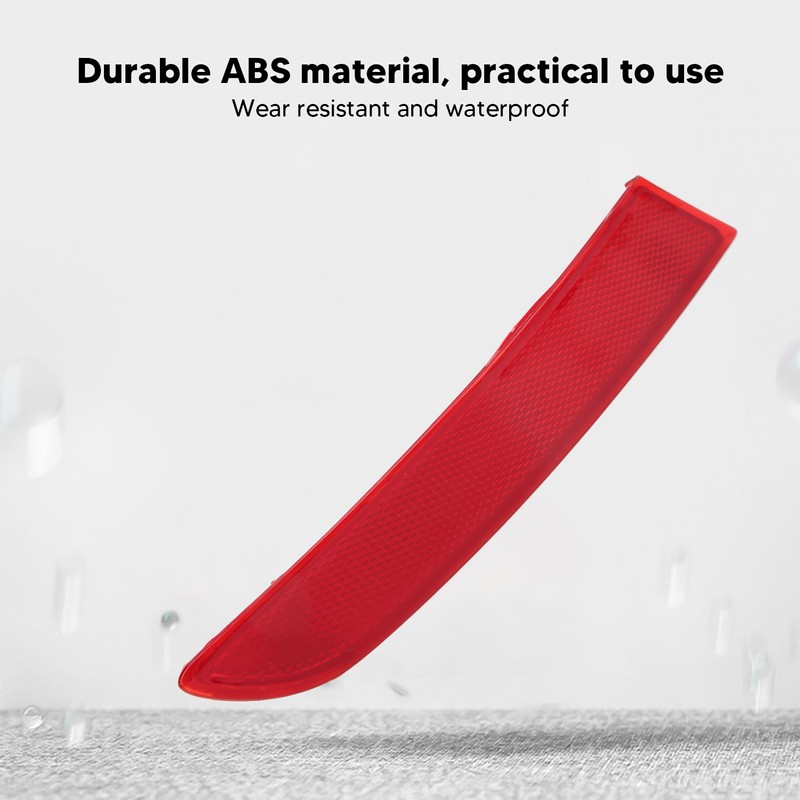 1 Pair Rear Bumper Reflector 63257352210 Smooth Surface Fit For
