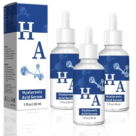 ABOTE 3 Pack Hyaluronic Acid Serum Moisturizing for Face Anti-Wrinkle Anti-Aging