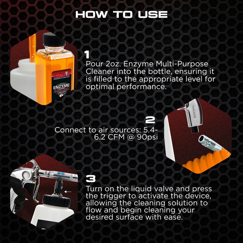 Tornador Z-010 Classic Car Cleaning Tool | Cyclonic Air Action