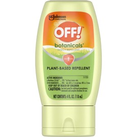 OFF! Botanicals Insect Repellent Lotion, 3 Pack, Plant-Based Bug and Mosquito Repellent, 4 oz