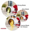 Slicer Shredder Attachment for KitchenAid Stand Mixer, Cheese Grater Attachment