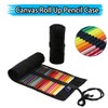tophomer 72 Pocket Roll Up Pencil Case for Artist School