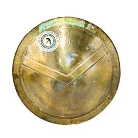 ACTIVE INDUSTRIES Medieval 300 Spartan King Armor Shield Greek Leonidas Battle Round Shield 12" Inch Armor Replica knight Cosplay Shield Item