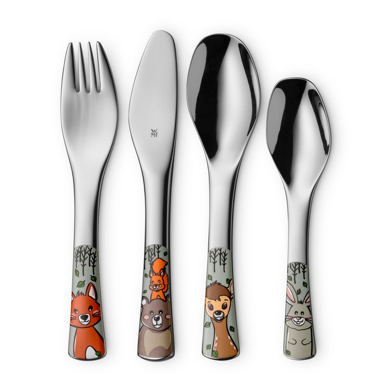 WMF Waldfreunde Children's Cutlery Set 4 Pieces Children's Cutlery Stainless