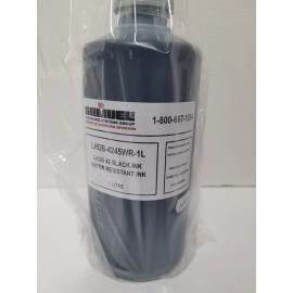 Samuel Packaging Systems Black 1 liter Bottle LHDB-4245WR Water Resistant Ink