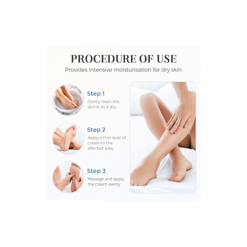 Crema Hidratante Y Antigrietas Para Pies Con 60 De Urea,