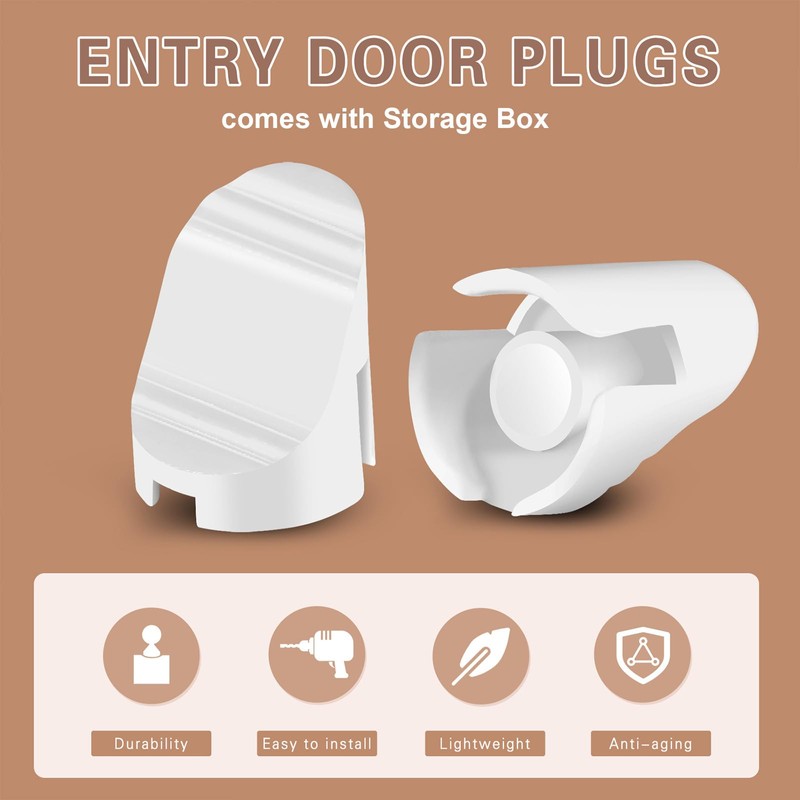 30 Pcs Entry Doors Frame Plugs for a Smooth Star