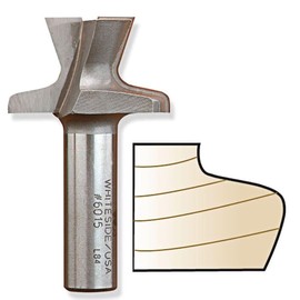 Whiteside 6015 Cabinet Making, Door Edge Router Bit (Shank: 1/2", Large Diameter:1-1/2", Cutting Length: 7/8", Style: Finger Pull)