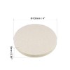 sourcing map Pack of 2 4 Inch Wool Felt Polishing