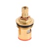 Faucet Ceramic Stem Cartridge Valve, G1/2" Brass Tap Ceramic Disc