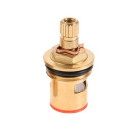 Faucet Ceramic Stem Cartridge Valve, G1/2" Brass Tap Ceramic Disc Cartridge Replacement for Bothroom Kitchen (Type A2- H44mm)