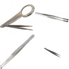 FindingKing 6X Loupe Jewelers Magnifying Glass Tweezers Beading Tool