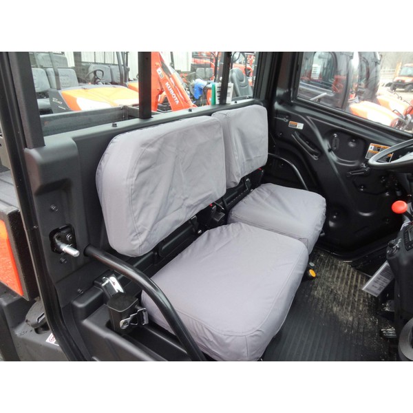 Durafit Seat Covers, for Kubota RTV X900, RTV X1100, RTV X1120D and 1140, Sidekick RTV XG850 New Models Seat Covers KU19 (C8 Gray Endura)