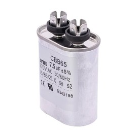 KOLEOLL 1499-5461 Fan Capacitor for Air Conditioners 370VAC 50/60HZ 7.5uF+5% Compatible with RV Air Conditioner Replacement Part
