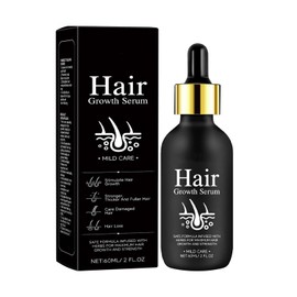 Hair Growth Serum for Men and Women, Reduces Hair Loss, Promotes Hair Regrowth, Hair Oil for Dry Damaged Hair