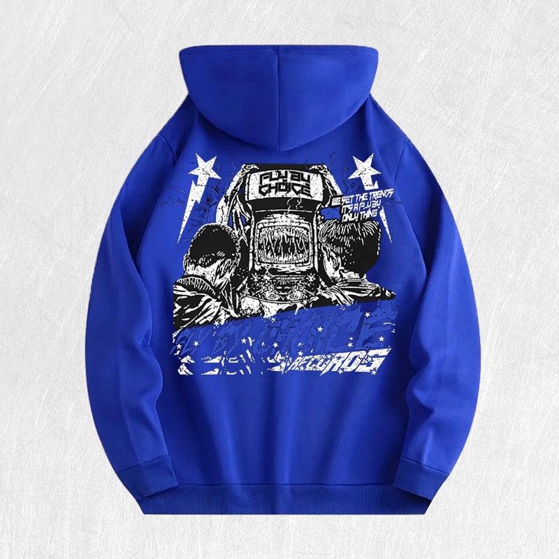 Fly by Choice Graphic Hoodie 100% Cotton US Warehouse 6