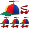 Sintege Propeller Top Cap Rainbow Detachable Hat Nerd Crazy Spinner
