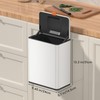 Mbillion Kitchen Compost Bin Hanging Trash Can with Lid 2.1