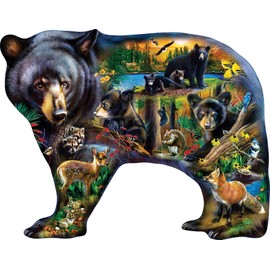 MasterPieces 1000 Piece Jigsaw Puzzle for Adults, Family, Or Youth - Wildlife of The Woods - 26.66"x 20.82"