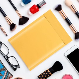 NaXew Padded Envelopes A4, with Easy Tear Strip Peel + Seal Bubble Mailer Bags Postal Wrap Envelope Cushioned Protective Packaging 220 x 340 mm (Yellow A4, 10pcs)