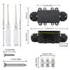 YIXISI 2 Pieces Junction Box, 3-Pin IP68 Waterproof Junction Box,