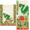 Rumyve Christmas Table Runner,Christmas Elf Party Decor Merry Christmas Table