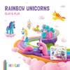 HEY CLAY Rainbow Unicorns - Air-Dry Clay Kit for Kids