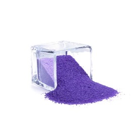 WGV Unity Colored Coarse Sand 1 Pound DIY Crafts, Vase Filler, Therapy Play, Planter Terrarium Centerpiece Design for Wedding Party Event Home Office Garden Decor, Purple