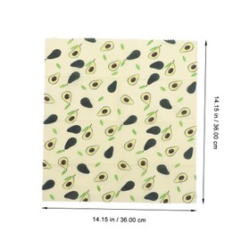 Gatuida 3sets Beeswax Wrap Reusable Food Wraps Set Washable Muslin Cloths for Kitchen Perfect for Picnics Office Lunch Boxes 3pcs*3