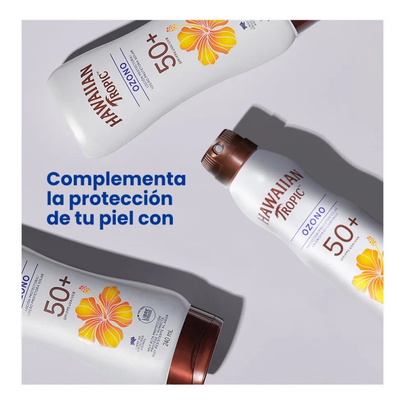 Protector Solar Hawaiian Tropic Ozono 50+ FPS Loción 240 ml