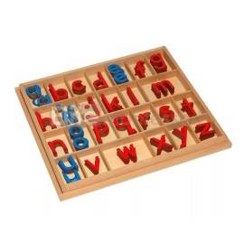 Elite Montessori Wooden Movable Alphabet with Box Preschool Spelling Learning...