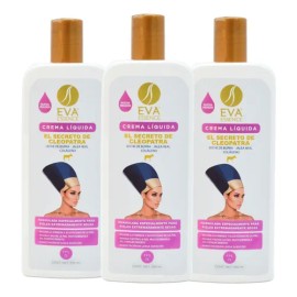 Kit 3 Cremas Corporales Eva Essence Leche De Burra 550ml Neutra