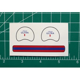 Michelob ULTRA Beer Football Gumball Helmets Custom DIECUT *DECAL SHEET ONLY*