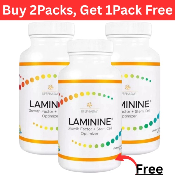 Laminine 3Pack AUTHENTIC LifePharm Laminine Supplement 360 Capsules Total -
