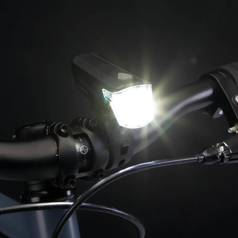 Kit Luces LED Bicicleta Elops Delantero/Trasero IPX4 Con Pilas Incluidas