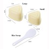 Onigiri 2 Pieces Rice Ball Mold Makers, Triangle Sushi Mold
