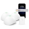 Meross Smart Water Detector WLAN Water Alarm 3 Pieces for