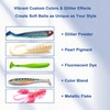 Eupheng PlastiCatch Series Plastisol Fishing Lure Making Plastic Rubber, Crystal