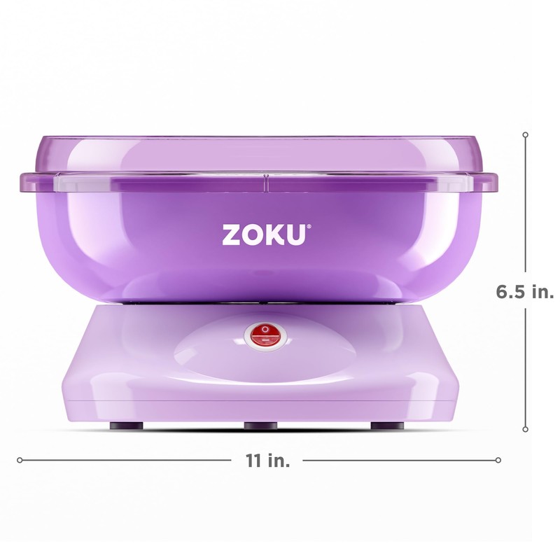 ZOKU Cotton Candy Maker, Countertop Cotton Candy Machine, Includes 10