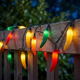Xingzd 35 LED 13.6Ft Chili Pepper Lights, Christmas Camping String Lights