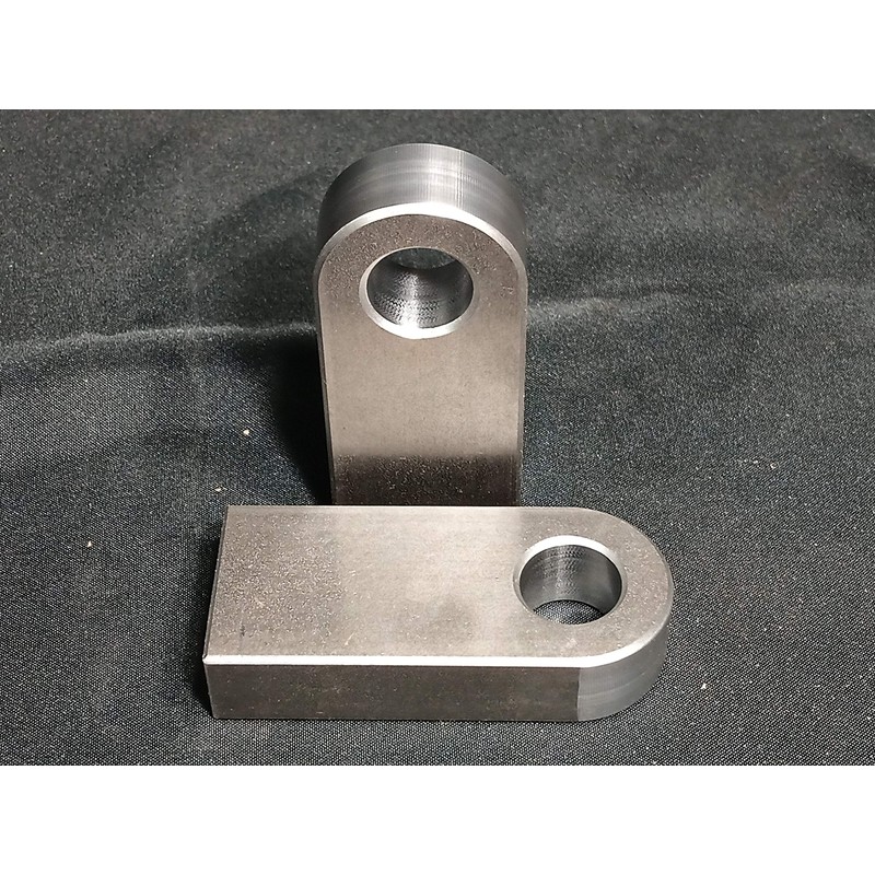 EMS Offroad Clevis Mounts, 1" x 5.5", Silver, Cold Rolled